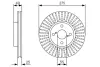 Тормозной диск BOSCH 0986479971 (фото 1)