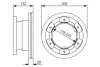 Тормозной диск BOSCH 0986479A35 (фото 1)