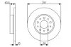 Тормозной диск BOSCH 0986479A37 (фото 1)