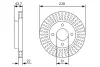 Тормозной диск BOSCH 0986479A87 (фото 1)