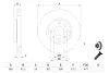 Тормозной диск BOSCH 0986479B46 (фото 4)