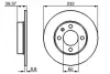 Тормозной диск BOSCH 0986479C67 (фото 5)