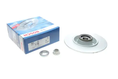 Диск гальмівний (задній) Renault Megane 08- (260x8) (+ABS) (з підшипником) BOSCH 0986479C88