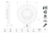 тормозной диск BOSCH 0986479E18 - фото 1