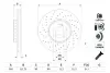 Диск гальмівний MERCEDES C/E/CLS/GLC \'\'F D=360mm \'\'15>> BOSCH 0986479G38 (фото 1)