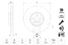 Тормозной диск BOSCH 0986479H12 (фото 1)