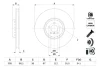 Тормозной диск BOSCH 0986479H13 (фото 1)