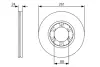 Тормозной диск BOSCH 0986479R16 (фото 1)