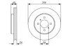 Тормозной диск BOSCH 0986479R18 (фото 1)