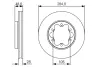 Тормозной диск BOSCH 0986479R27 (фото 1)