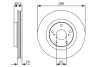 Тормозной диск BOSCH 0986479R33 (фото 1)