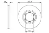 Тормозной диск BOSCH 0986479R37 (фото 1)