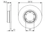 Тормозной диск BOSCH 0986479R65 (фото 1)