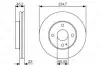Тормозной диск BOSCH 0986479S11 (фото 1)
