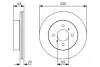 Тормозной диск BOSCH 0986479S13 (фото 1)