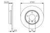 Тормозной диск BOSCH 0986479S34 (фото 1)