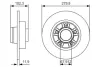 Тормозной диск BOSCH 0986479S44 (фото 1)