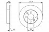 Тормозной диск BOSCH 0986479S45 (фото 1)