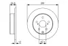 Тормозной диск BOSCH 0986479S67 (фото 1)