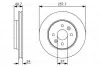 Тормозной диск BOSCH 0986479S77 (фото 1)