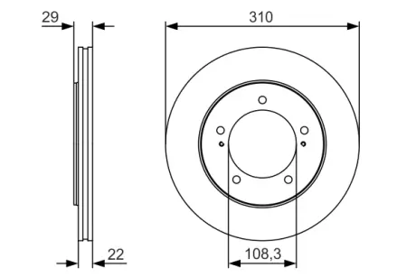 Тормозной диск BOSCH 0986479S78
