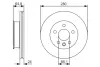 Тормозной диск BOSCH 0986479S80 (фото 1)