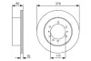 Тормозной диск BOSCH 0986479S87 (фото 1)