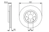 Тормозной диск BOSCH 0986479S97 (фото 1)