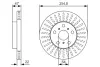 Тормозной диск BOSCH 0986479T65 (фото 1)