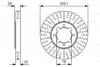 Тормозной диск BOSCH 0986479T73 (фото 1)