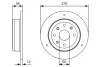 Тормозной диск BOSCH 0986479T83 (фото 1)