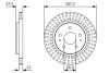 Тормозной диск BOSCH 0986479T92 (фото 1)
