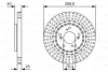 Тормозной диск BOSCH 0986479T93 (фото 1)