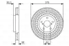Тормозной диск BOSCH 0986479U77 (фото 1)