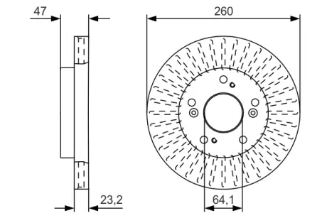 Тормозной диск BOSCH 0986479U92