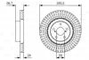 Тормозной диск BOSCH 0986479V06 (фото 1)