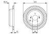 Тормозной диск BOSCH 0986479V10 (фото 1)