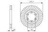 Тормозной диск BOSCH 0986479V36 (фото 1)