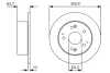 Тормозной диск BOSCH 0986479V39 (фото 1)