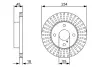 (аналог 0986478241) MAZDA диск гальмівний передній BOSCH 0986479V65 (фото 1)