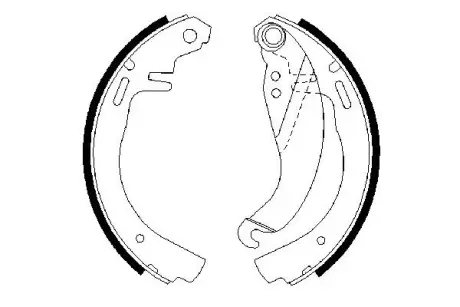Комплект тормозных колодок BOSCH 0986487068