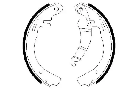 Комплект тормозных колодок BOSCH 0986487069