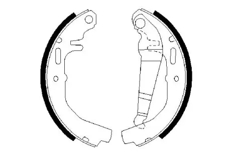Комплект тормозных колодок BOSCH 0986487071