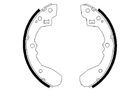 Комплект тормозных колодок BOSCH 0986487189