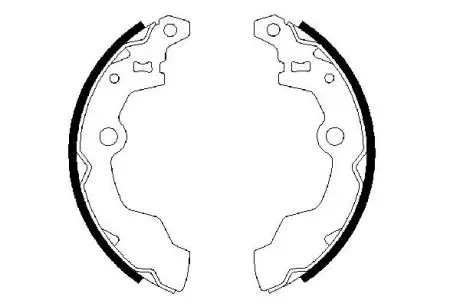 Комплект тормозных колодок BOSCH 0986487269