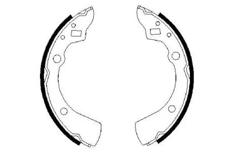 Комплект тормозных колодок BOSCH 0986487278