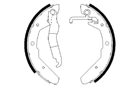 Комплект тормозных колодок BOSCH 0986487279