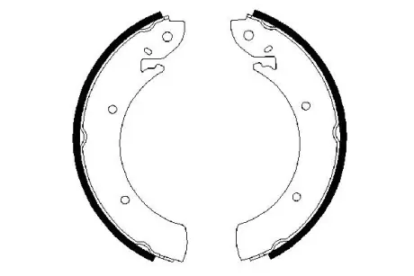 Комплект тормозных колодок BOSCH 0986487315