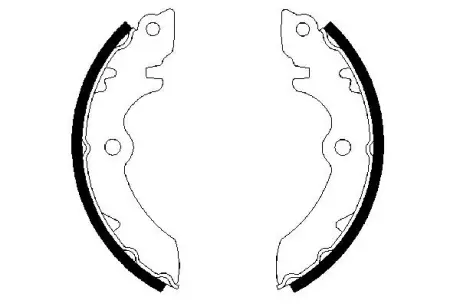 Комплект тормозных колодок BOSCH 0986487345