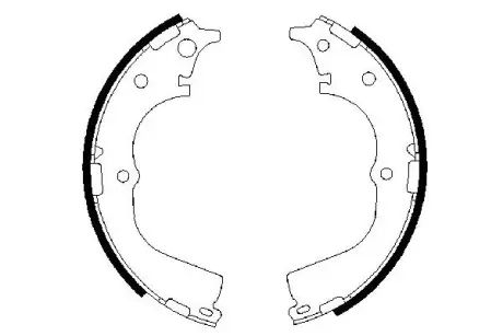 Комплект тормозных колодок BOSCH 0986487361
